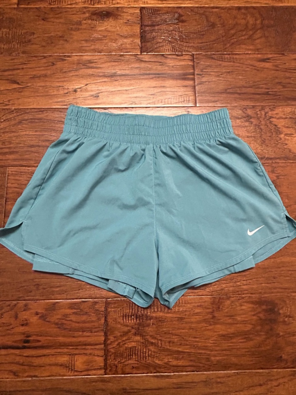Nike Dri-FIT Running Shorts Teal Size Small Athletic Gym Active